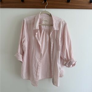 Lucky Brand Soft Pink Striped Top